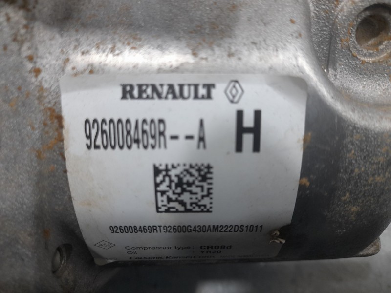 Recambio de compresor aire acondicionado para dacia sandero confort referencia OEM IAM 926008469R  