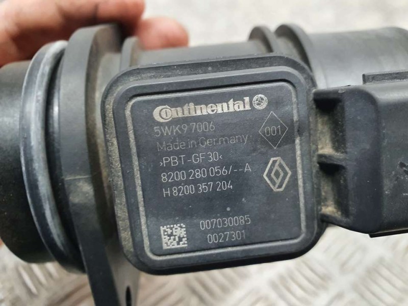 Recambio de caudalimetro para dacia sandero básico referencia OEM IAM 8200280056A 5WK97006 CONTINENTAL