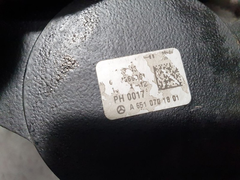 Recambio de bomba alta presion para mercedes-benz clase cla (w117) 2.1 cdi cat referencia OEM IAM A6510701801  