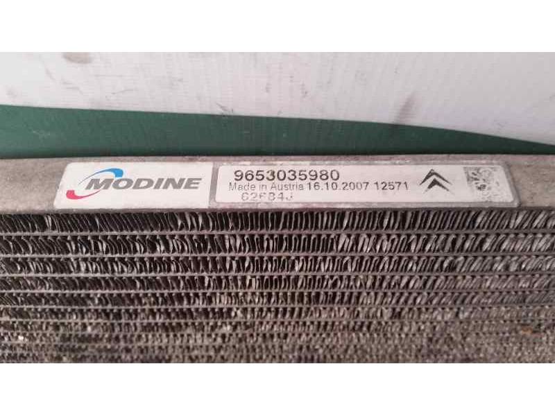 Recambio de condensador / radiador aire acondicionado para peugeot 207 sw sport referencia OEM IAM 62684J 9653035980 MODINE