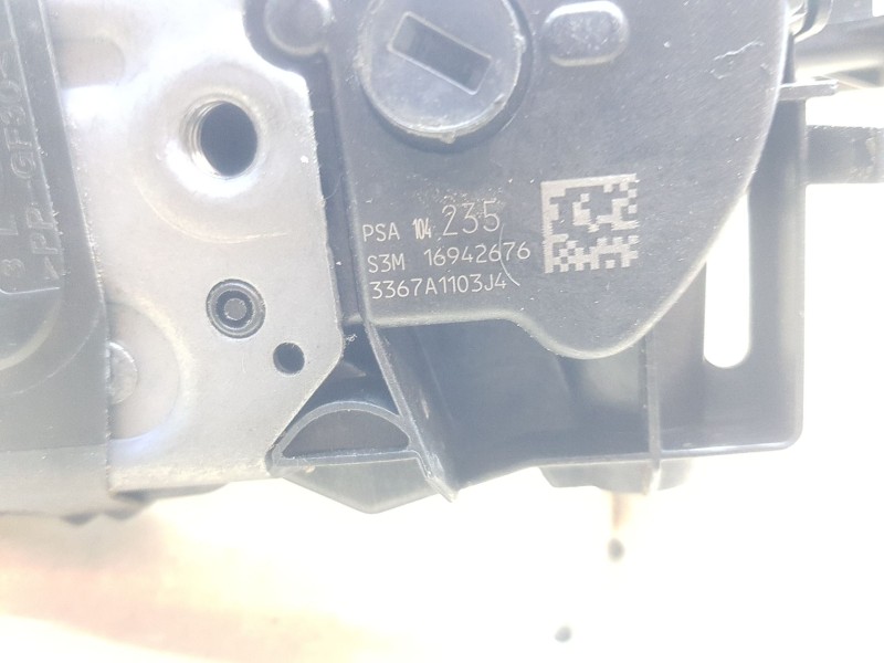 Recambio de cerradura puerta delantera izquierda para peugeot 3008 ii suv (mc_, mr_, mj_, m4_) 1.2 thp/ puretech 130 (mrhnsm, mr