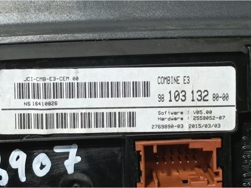 Recambio de cuadro instrumentos para citroën c4 cactus live referencia OEM IAM 9810313280 276989003 