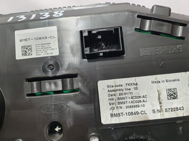 Recambio de cuadro instrumentos para ford focus lim. (cb8) trend referencia OEM IAM BM5T10849CL 208595510 