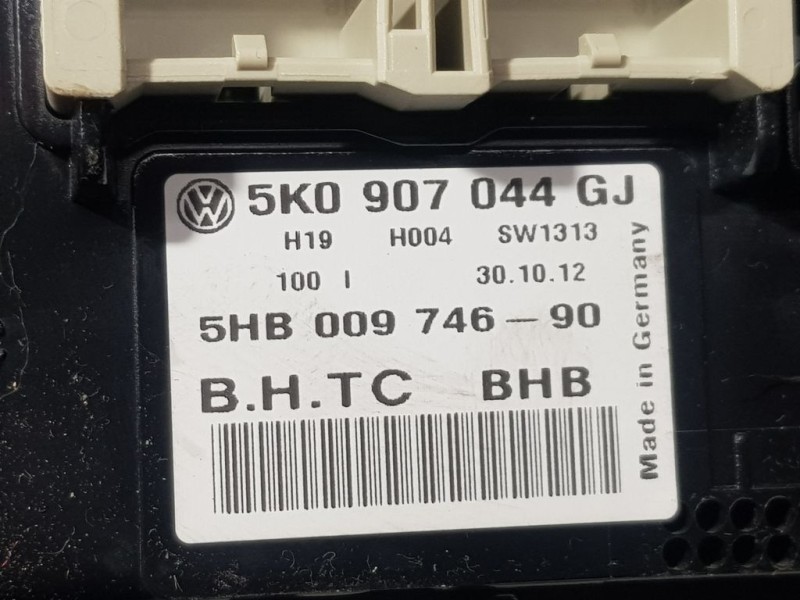 Recambio de mando climatizador para volkswagen tiguan (5n2) advance bluemotion referencia OEM IAM 5K0907044GJ 5HB00974690 