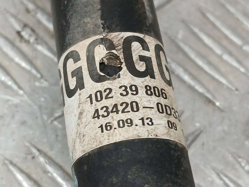 Recambio de transmision delantera izquierda para toyota yaris active referencia OEM IAM 434200D331B  