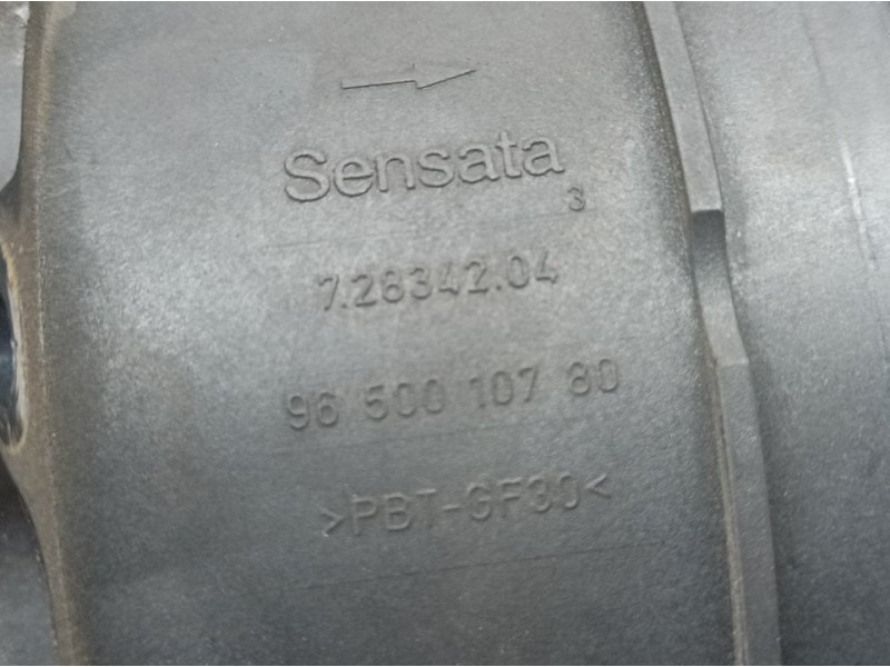 Recambio de caudalimetro para peugeot 308 sport referencia OEM IAM 9650010780 72834204 SENSATA