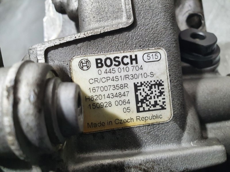 Recambio de bomba alta presion para dacia duster ii 1.5 dci diesel fap cat referencia OEM IAM H8201434847 0445010704 BOSCH