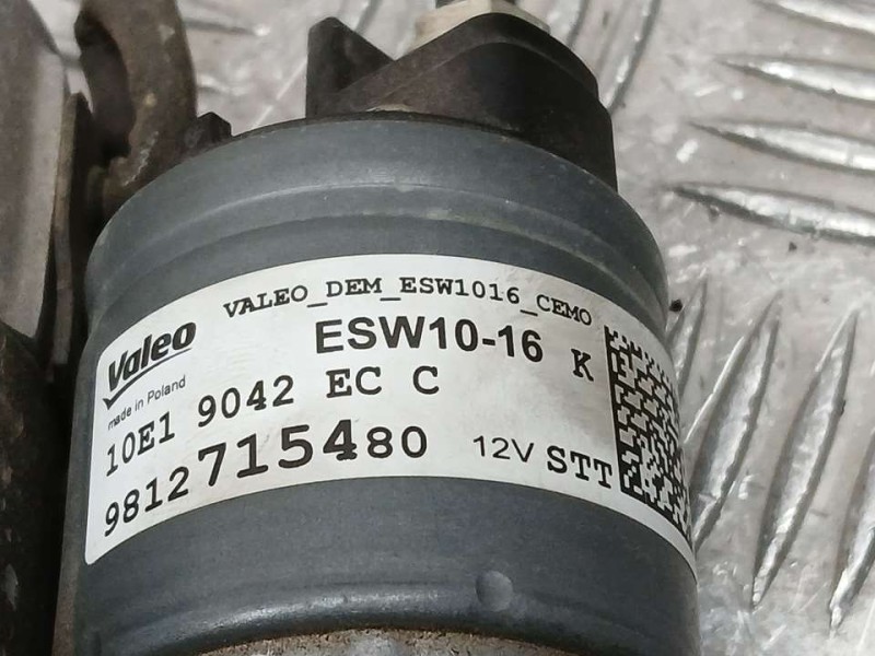 Recambio de motor arranque para opel mokka gs line referencia OEM IAM 9812715480 ESW1016 VALEO