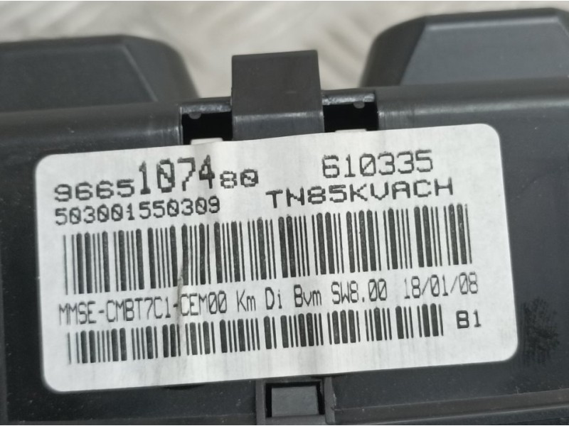 Recambio de cuadro instrumentos para peugeot 308 sport referencia OEM IAM 9665107480 503001550309 