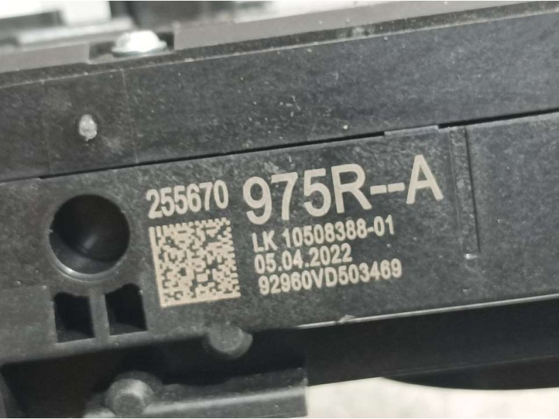 Recambio de mando luces y limpia para dacia sandero confort referencia OEM IAM 255670975R 10508388 