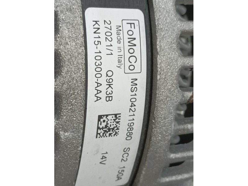 Recambio de alternador para ford ecosport (cr6) trend referencia OEM IAM KN1510300AAA MS1042119880 