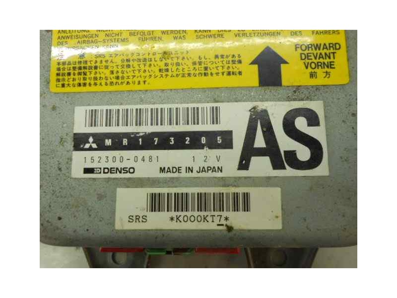 Recambio de kit airbag para mitsubishi space wagon (n30/n40) 2000 glxi referencia OEM IAM 1523000481  