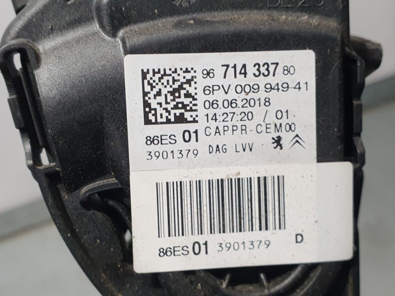 Recambio de potenciometro pedal para citroën c3 feel referencia OEM IAM 9671433780 6PV00994941 
