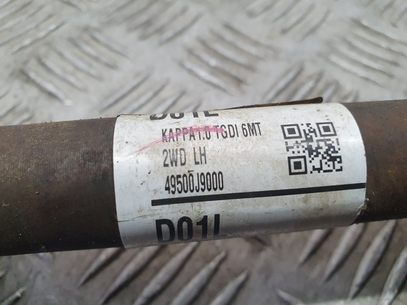 Recambio de transmision delantera izquierda para hyundai kona pure referencia OEM IAM 49500J9000  