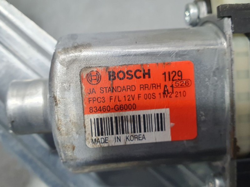 Recambio de elevalunas trasero derecho para kia picanto (ja) attract referencia OEM IAM 83460G6000 F00S1W2210 ELECTRICO BOSCH