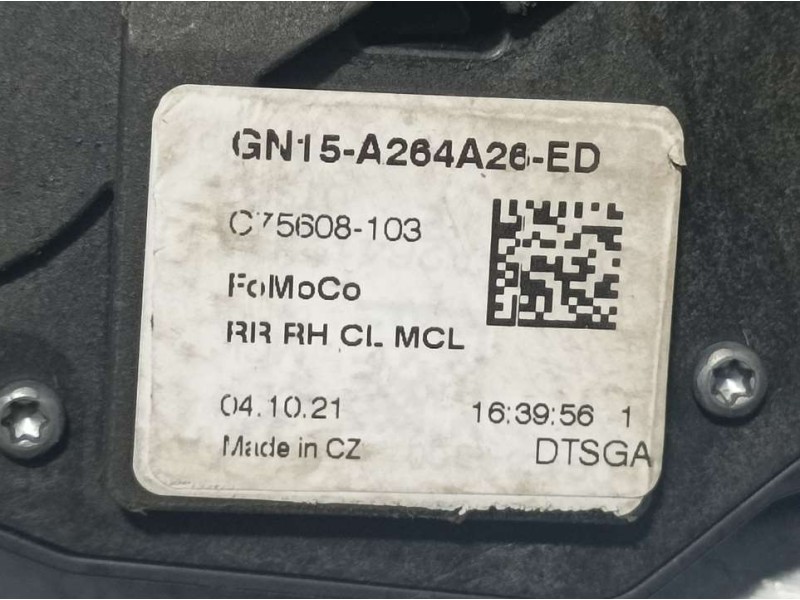 Recambio de cerradura puerta trasera derecha para ford ecosport (cr6) trend referencia OEM IAM GN15A264A26ED  ELECTRICA