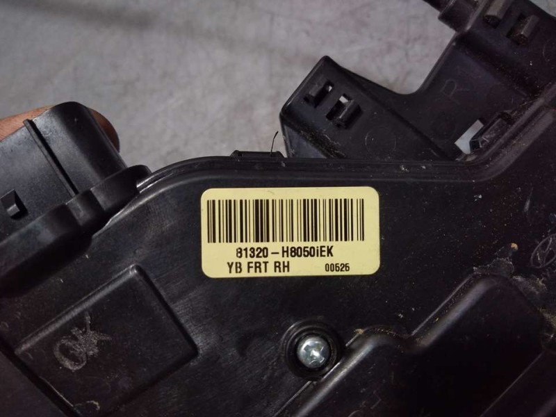Recambio de cerradura puerta delantera derecha para kia stonic (ybcuv) concept referencia OEM IAM 81320H8050IEK  4 PINES