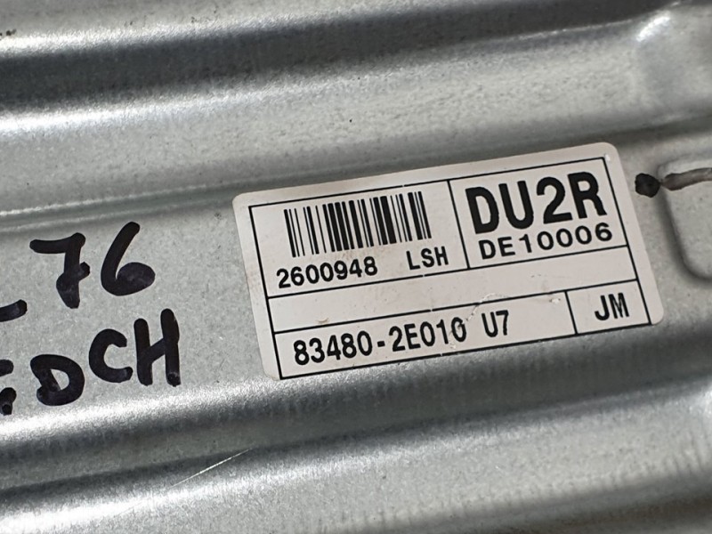 Recambio de elevalunas trasero derecho para hyundai tucson (jm) 2.0 crdi comfort referencia OEM IAM 834802E010  ELECTRICO 2 PINS