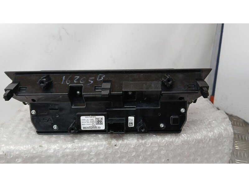 Recambio de mando climatizador para peugeot 308 style referencia OEM IAM 98350205ZD VALEO E426081