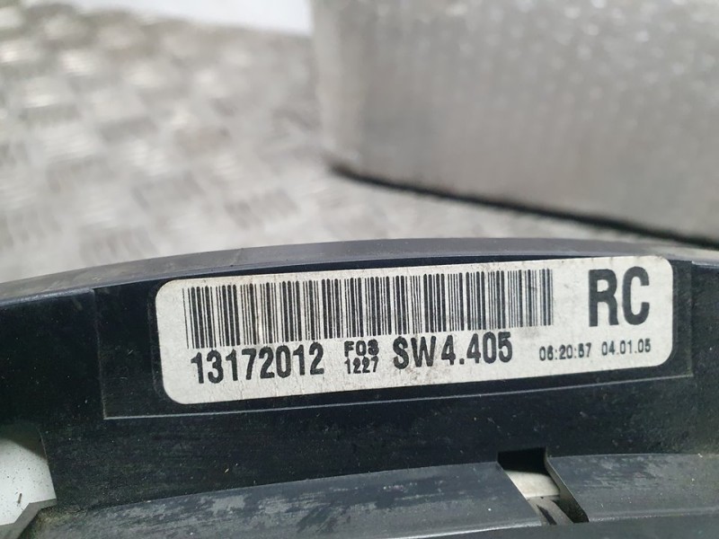 Recambio de cuadro instrumentos para opel astra h ber. cosmo referencia OEM IAM 13172012  