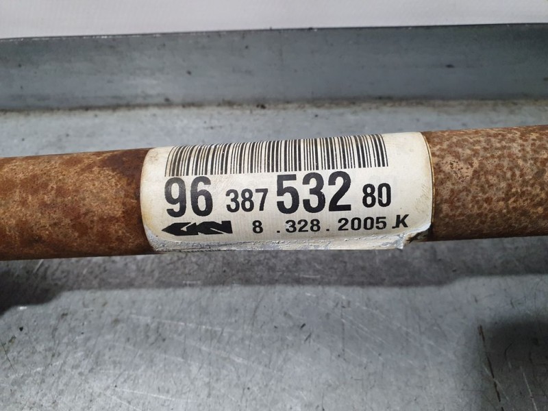 Recambio de transmision delantera izquierda para peugeot 206 berlina 1.4 hdi referencia OEM IAM 9638753280  