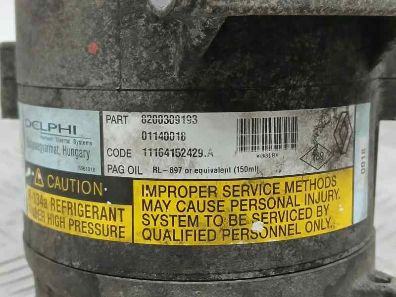 Recambio de compresor aire acondicionado para renault scenic ii authentique referencia OEM IAM 8200309193 01140018 DELPHI