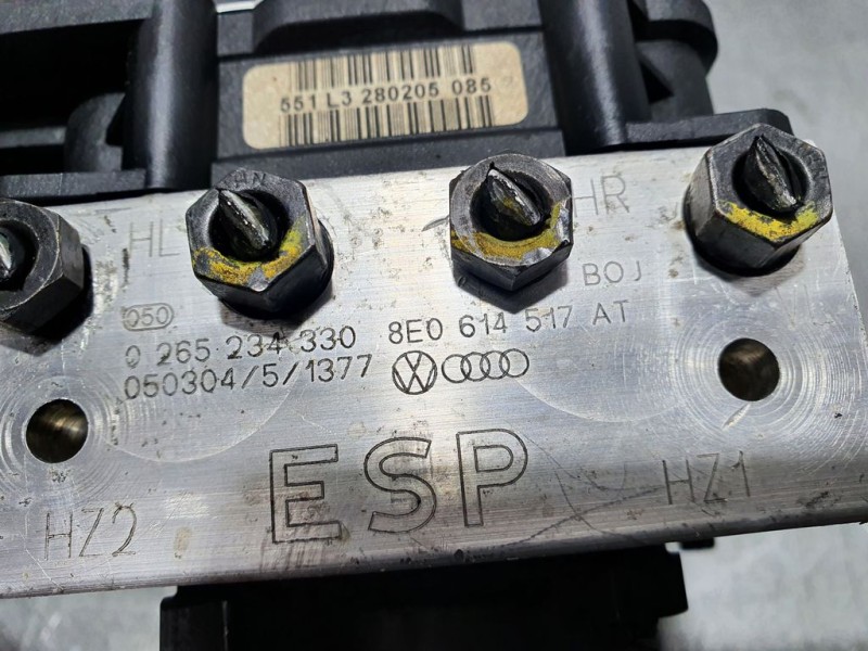 Recambio de abs para audi a4 berlina (8e) 2.0 tdi 16v (103kw) referencia OEM IAM 8E0614517AT 0265234330 BOSCH