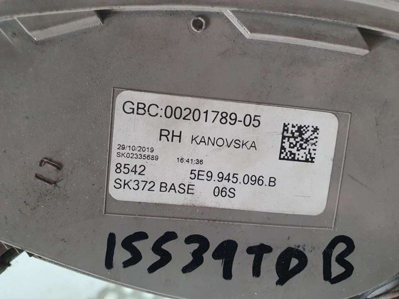 Recambio de piloto trasero derecho para skoda octavia combi (5e5) active referencia OEM IAM 5E9945096B 0020178905 