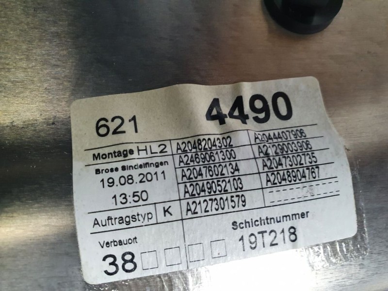 Recambio de elevalunas trasero izquierdo para mercedes-benz clase c (w204) lim. c 220 cdi blueefficiency (204.002) referencia OE