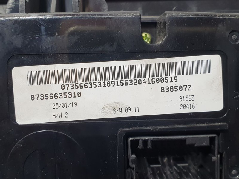 Recambio de mando climatizador para fiat tipo ii (357) fam lounge referencia OEM IAM 7356635310  