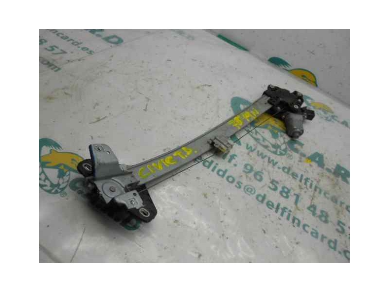 Recambio de elevalunas trasero derecho para honda civic berlina 5 (fk) 1.8 comfort referencia OEM IAM 72710SMGE01 ELECTRICO 