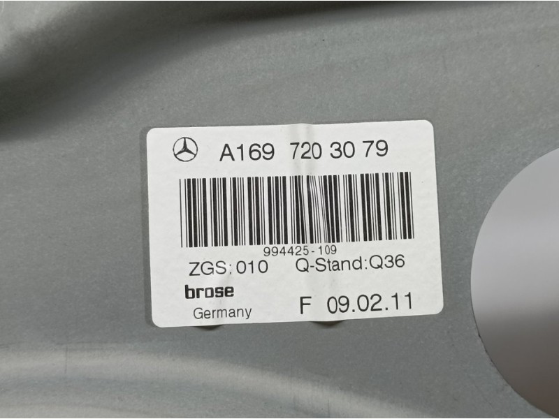Recambio de elevalunas delantero derecho para mercedes-benz clase b (w245) b 160 (245.231) referencia OEM IAM A1697203079 994425