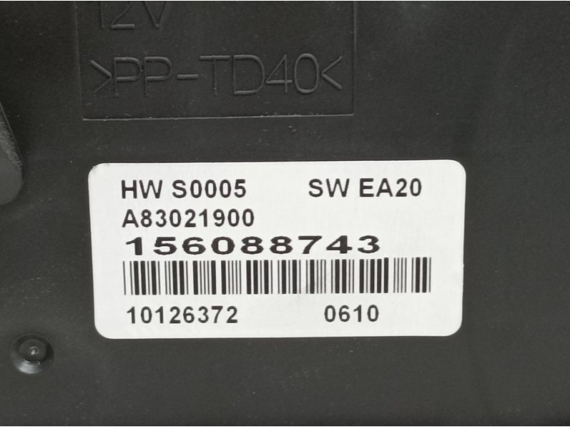 Recambio de mando climatizador para alfa romeo mito (145) quadrifoglio verde referencia OEM IAM 156088743 A83021900 