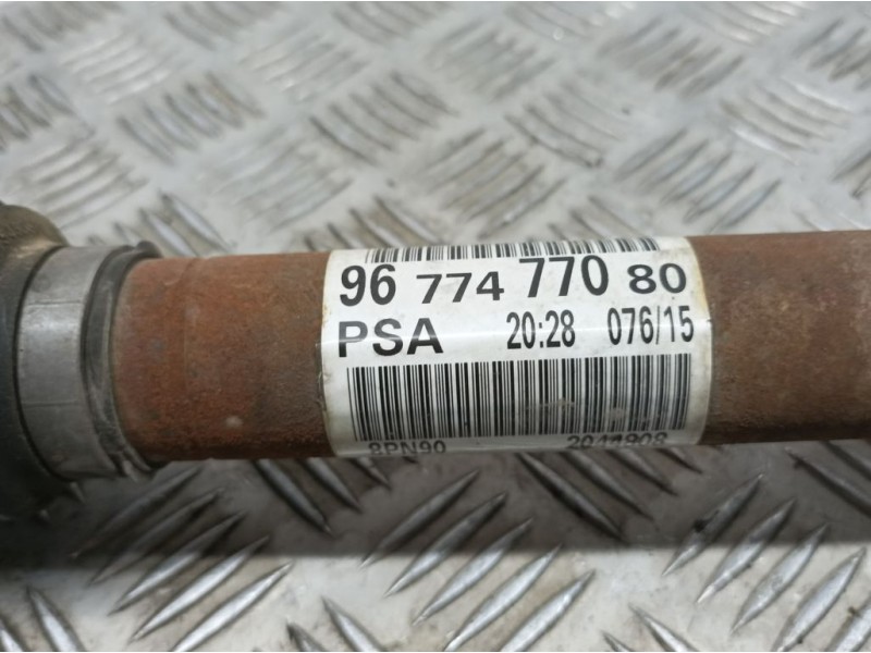 Recambio de transmision delantera izquierda para citroën c4 cactus live referencia OEM IAM 9677477080  