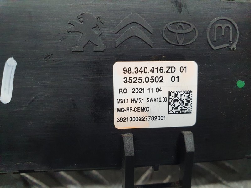 Recambio de mando calefaccion / aire acondicionado para peugeot expert furgón pro standar referencia OEM IAM 98340416ZD 35250502
