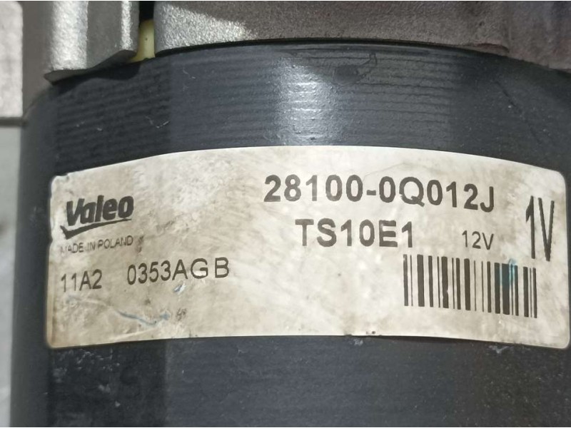 Recambio de motor arranque para citroën c1 x referencia OEM IAM 281000Q012J TS10E1 VALEO