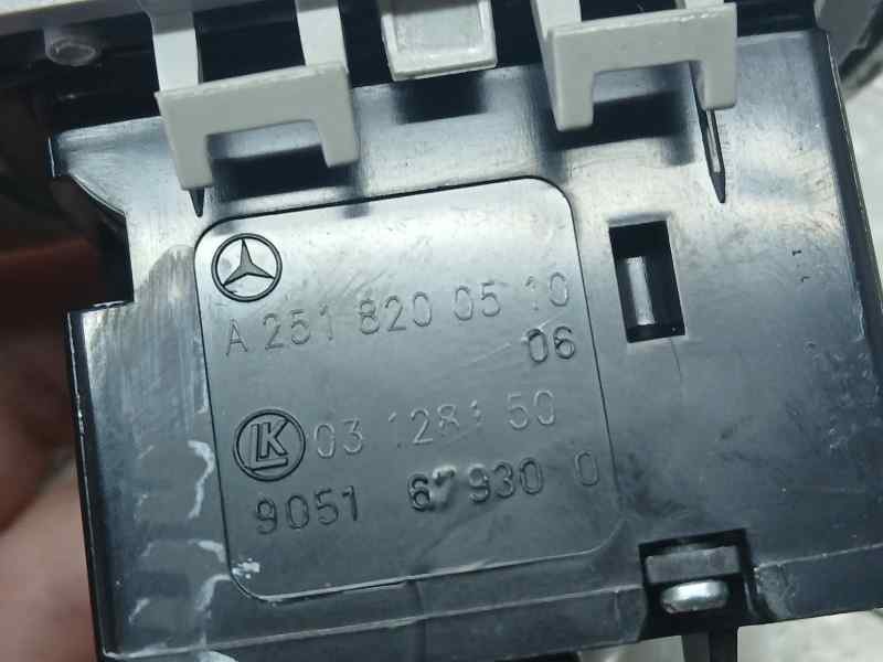 Recambio de mando elevalunas trasero izquierdo para mercedes-benz clase b (w245) b 160 (245.231) referencia OEM IAM A2518200510 