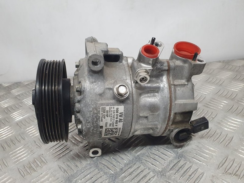 Recambio de compresor aire acondicionado para volkswagen polo advance referencia OEM IAM 5Q0816803F 8416P SANDEN