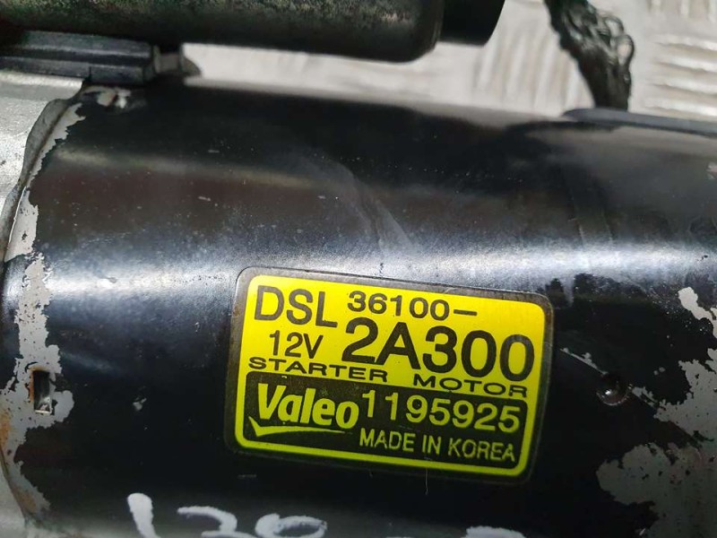 Recambio de motor arranque para kia cee´d drive referencia OEM IAM 361002A300 1195925 VALEO
