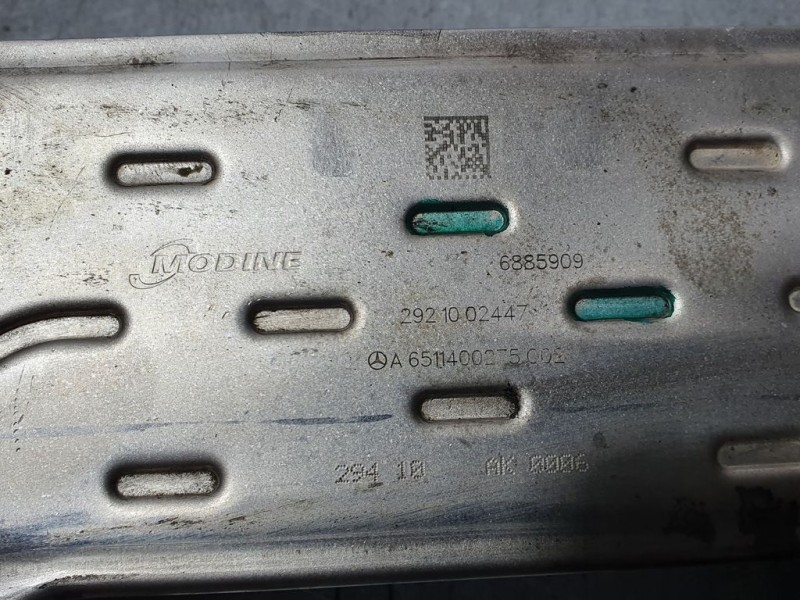 Recambio de enfriador egr para mercedes-benz clase e (w212) lim. 220 cdi blueefficiency (212.002) referencia OEM IAM A6511400275