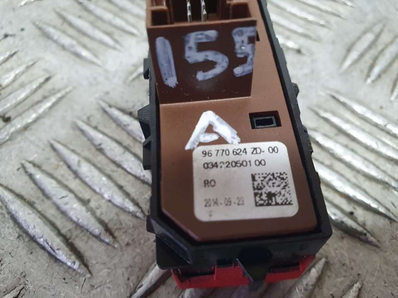 Recambio de interruptor para peugeot 508 allure referencia OEM IAM 96770624ZD 03422050100 BOTON SOS