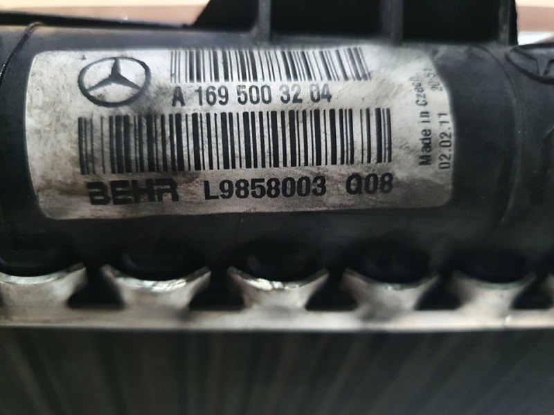 Recambio de radiador agua para mercedes-benz clase b (w245) b 160 (245.231) referencia OEM IAM A1695000503 L9858003 