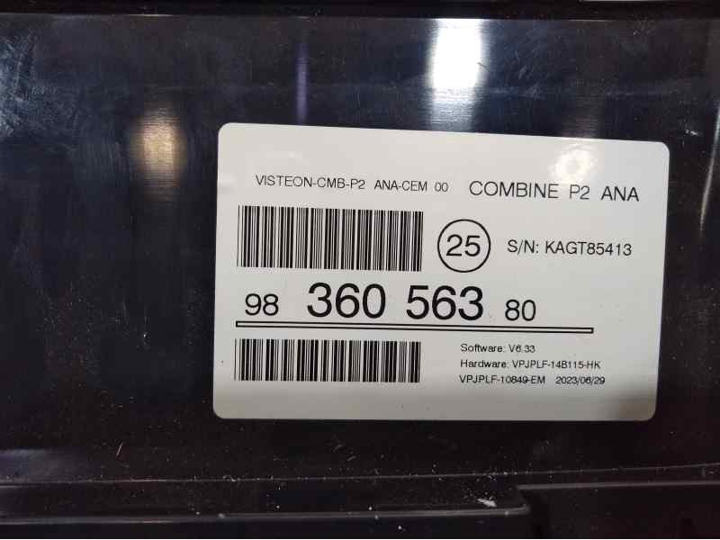 Recambio de cuadro instrumentos para peugeot 208 (p2) active referencia OEM IAM 9846141580  