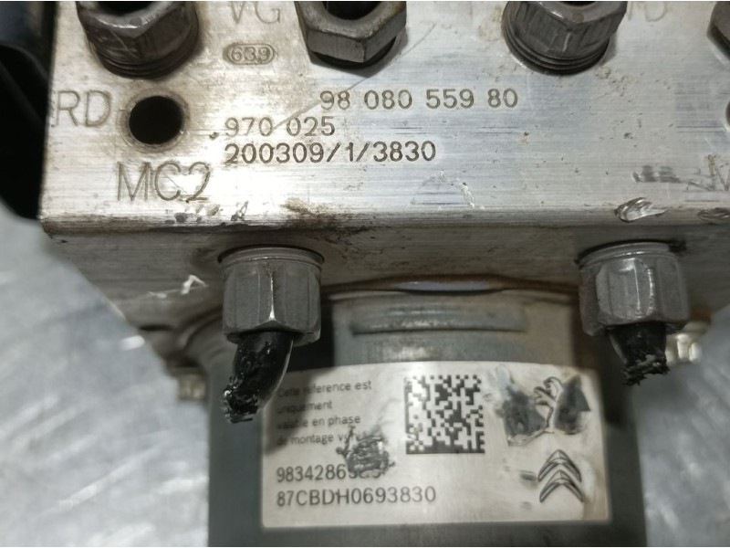 Recambio de abs para peugeot rifter active standard referencia OEM IAM 9808055980 970025 