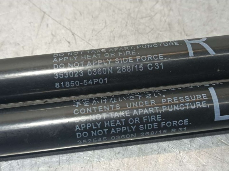 Recambio de amortiguadores maletero / porton para suzuki vitara 1.6 ddis comfort 4x4 referencia OEM IAM 8185054P01  PAREJA