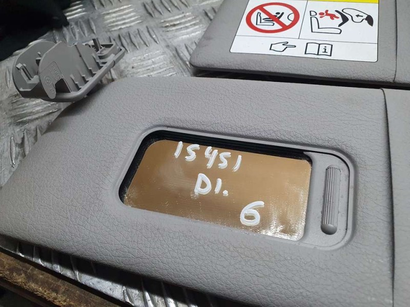 Recambio de parasol izquierdo para bmw serie 1 lim. (f20/f21) 116i referencia OEM IAM 51447319153  