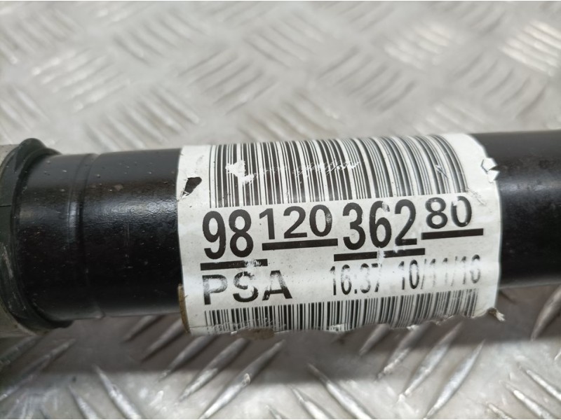 Recambio de transmision delantera izquierda para citroën c-elysée exclusive referencia OEM IAM 9812036280  