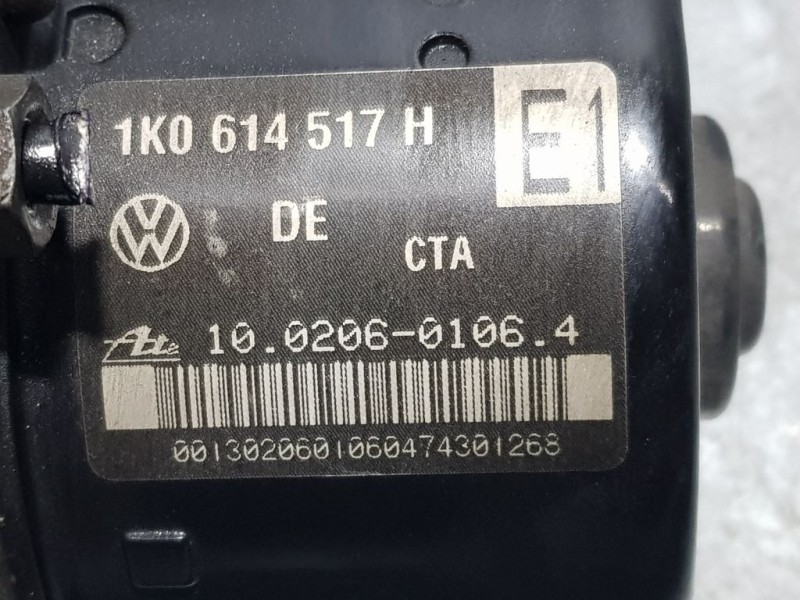Recambio de abs para volkswagen golf v berlina (1k1) trendline referencia OEM IAM 1K0614517H ATE 10020601064