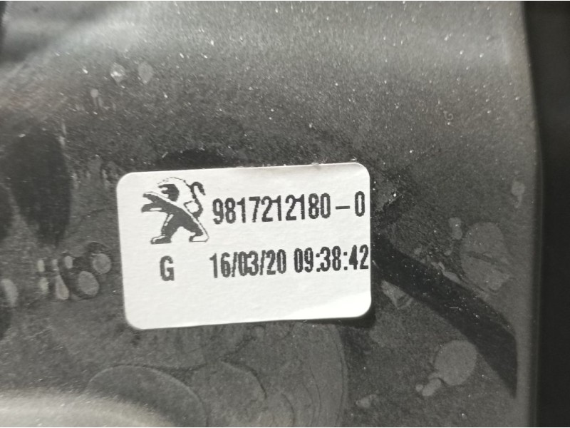 Recambio de elevalunas delantero izquierdo para peugeot rifter active standard referencia OEM IAM 9817212180  ELECTRICO 2 PINS