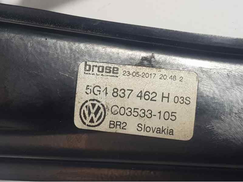 Recambio de elevalunas delantero derecho para volkswagen golf vii sportsvan edition referencia OEM IAM 5G4837462H C03533105 BROS